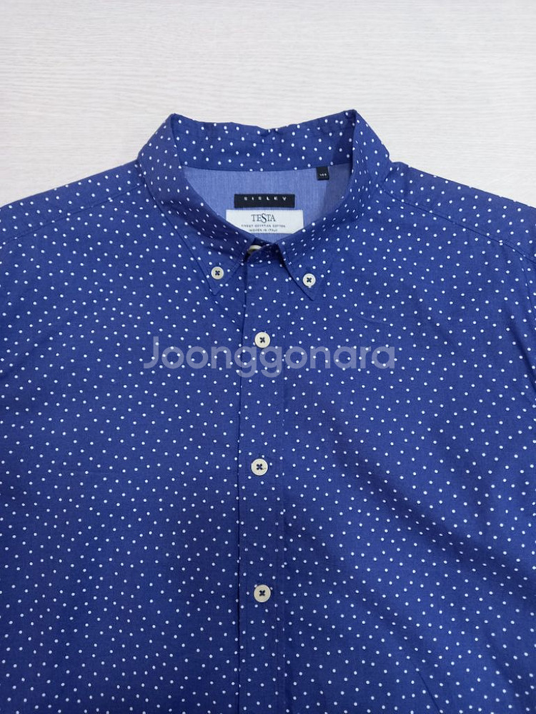 XL105 SISLEY 여성 면 긴팔셔츠 XL-405--3