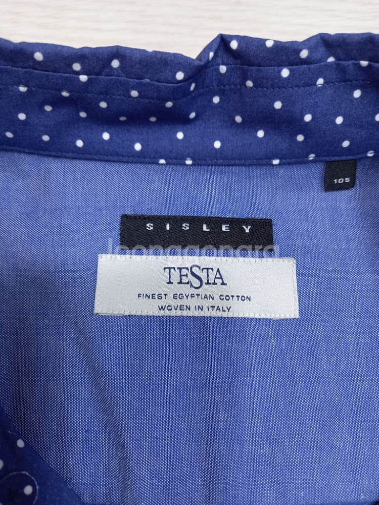 XL105 SISLEY 여성 면 긴팔셔츠 XL-405--4