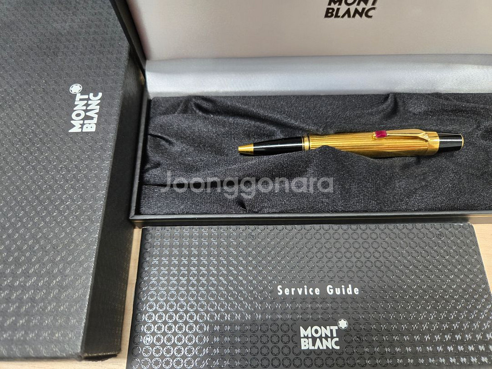 몽블랑 보헴 볼펜 금장--0