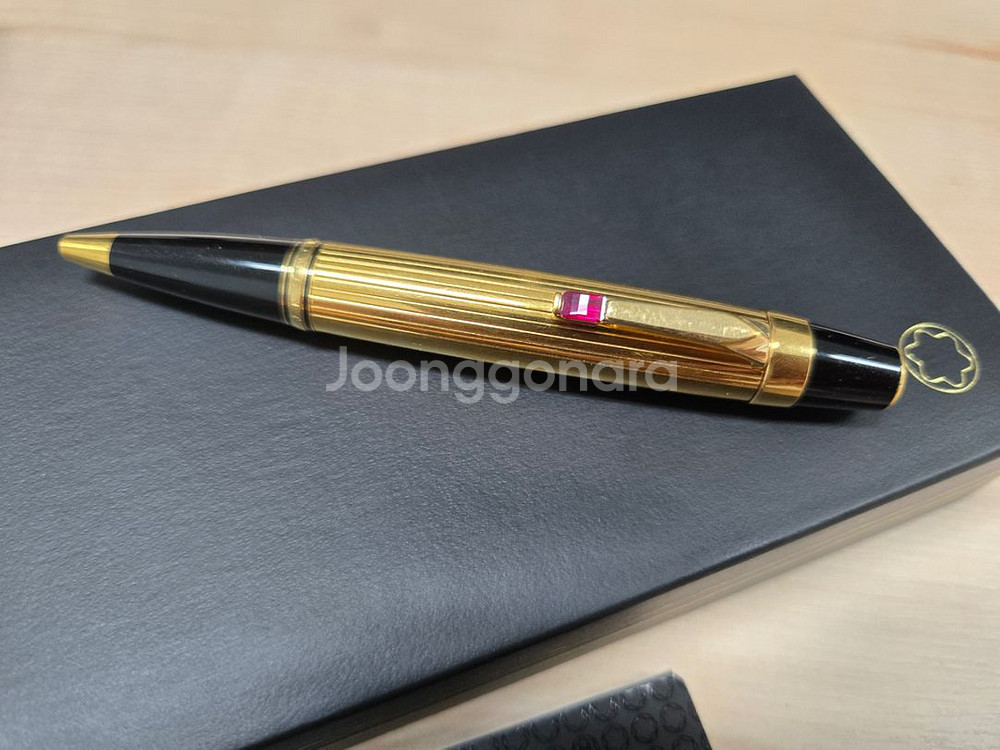 몽블랑 보헴 볼펜 금장--3