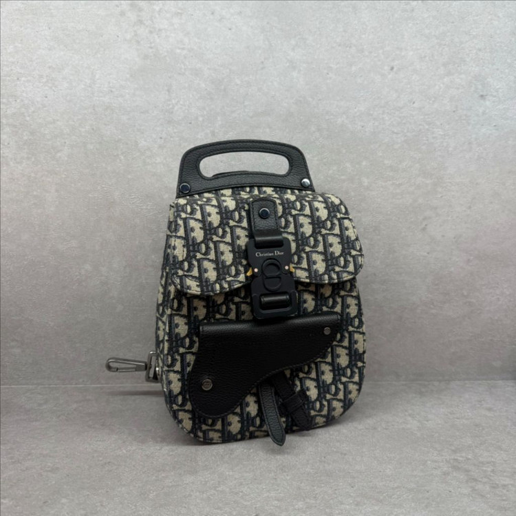 디올 오블리크 갤럽 슬링백--1