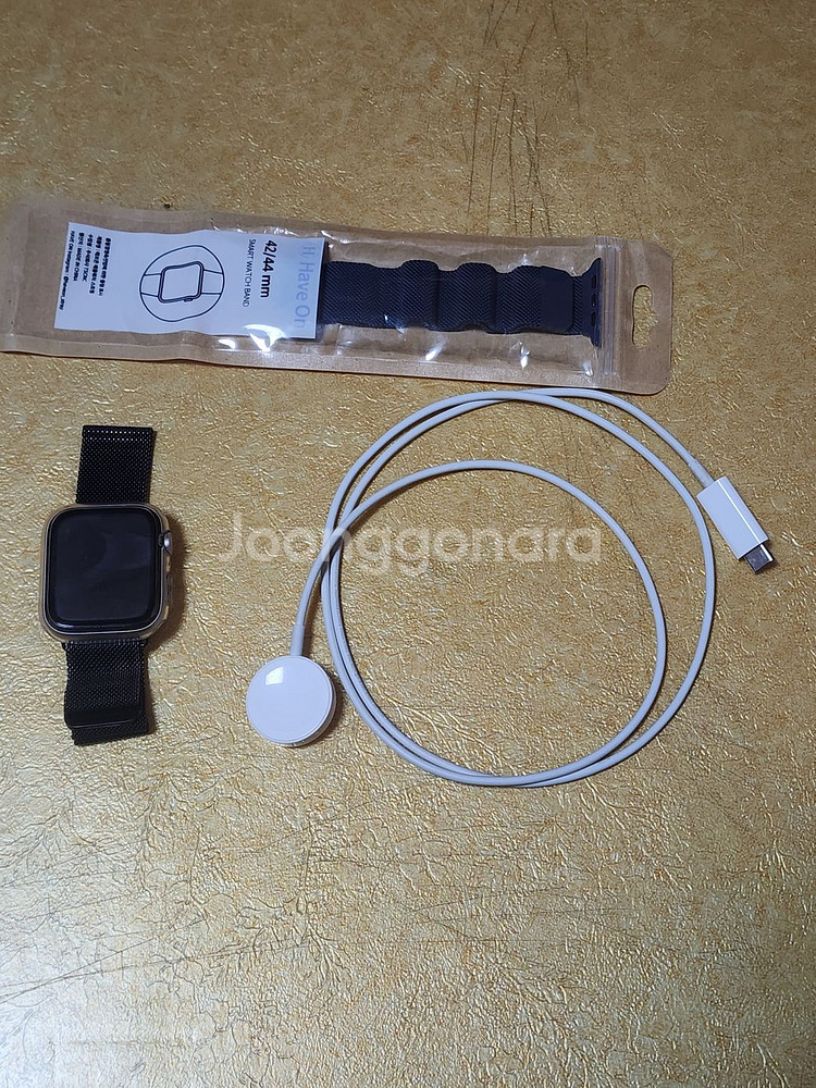 애플워치 se 44mm GPS 풀구성--5