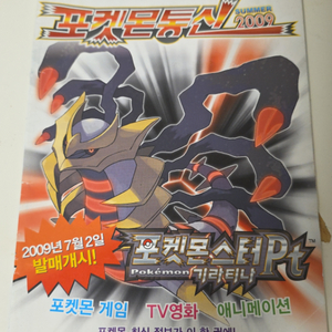 포켓몬통신 2009여름 책자