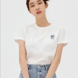 마리떼 자수 로고 반팔티 새상품 m사이즈