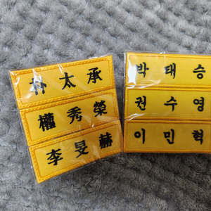 레진bl 만화 걷않다 걷지않는다리 한글한문 이름표 판매
