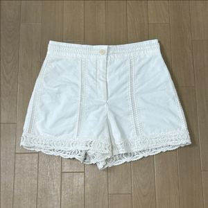 zara 자라 ZW 컬렉션 크로셰 뜨개질 버뮤다 반바지