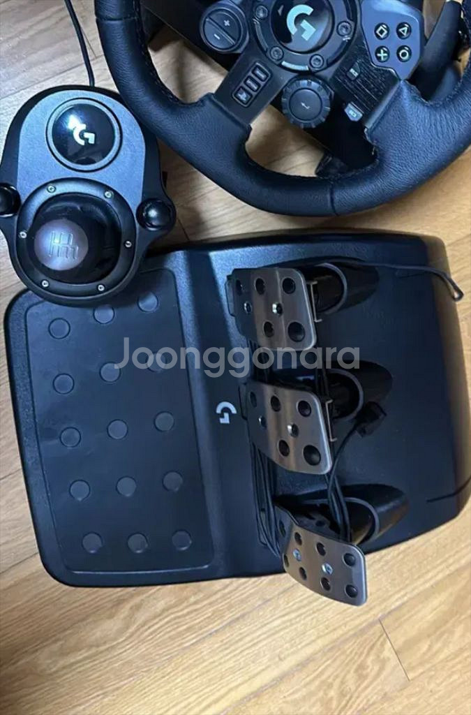 택배가능 로지텍 g923 레이싱휠--0