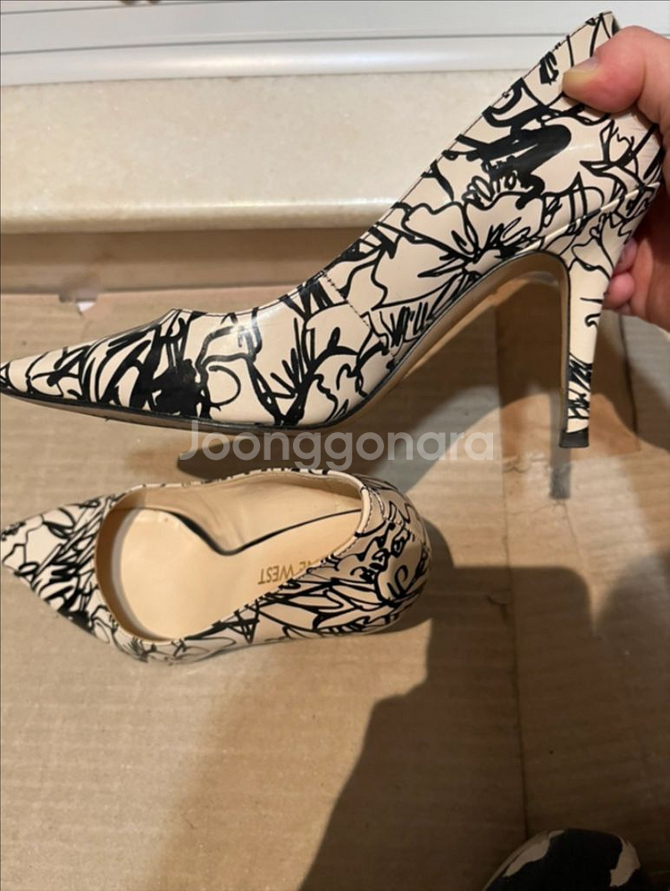 (상태좋음)나인웨스트 여성 힐 6.5 사이즈 (235)--6