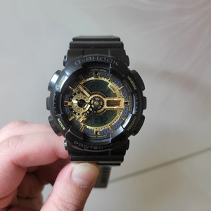 지샥 게리쉬골드흑금 쥐샥 GA-110BR 빅페이스 처분