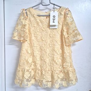 오즈세컨 레이스 블라우스/ 새상품338000원