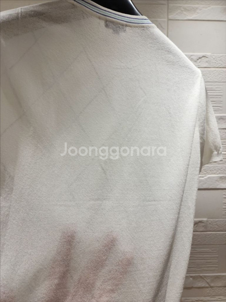 지포어 골프 남성 썸머 아가일패턴 라운드 반팔니트--7