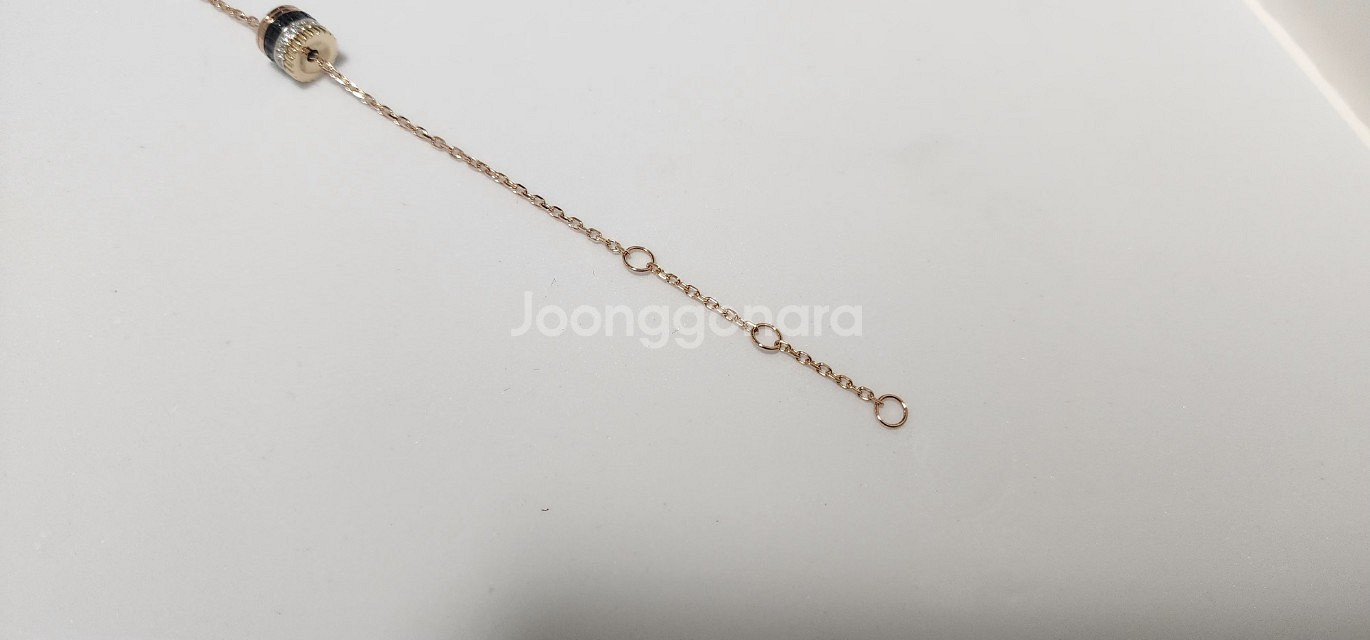 18k 로즈골드 색상 부쉐 팔찌--6