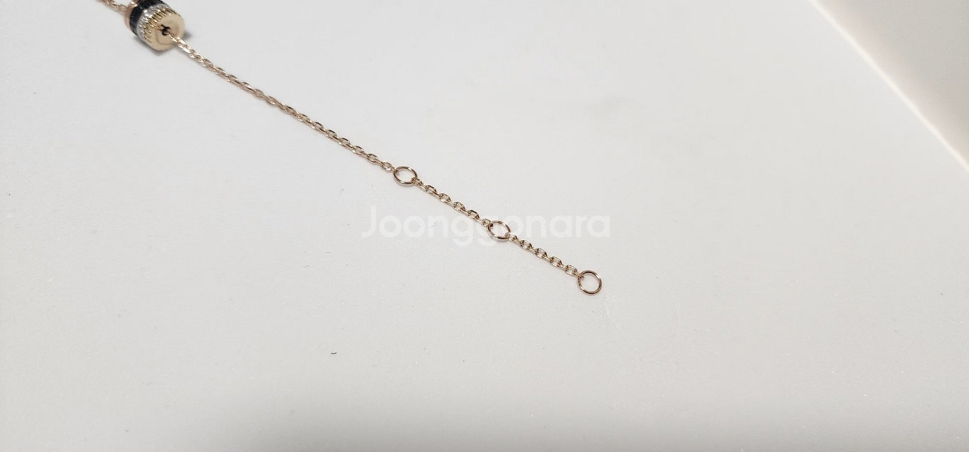 18k 로즈골드 색상 부쉐 팔찌--7