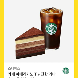 카페 아메리카노 T+ 진한 가나슈 9 레이어 케이크