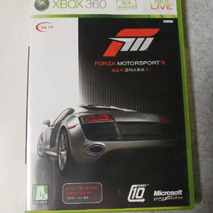 XBOX 포르자 모터스포츠3게임 /DVD