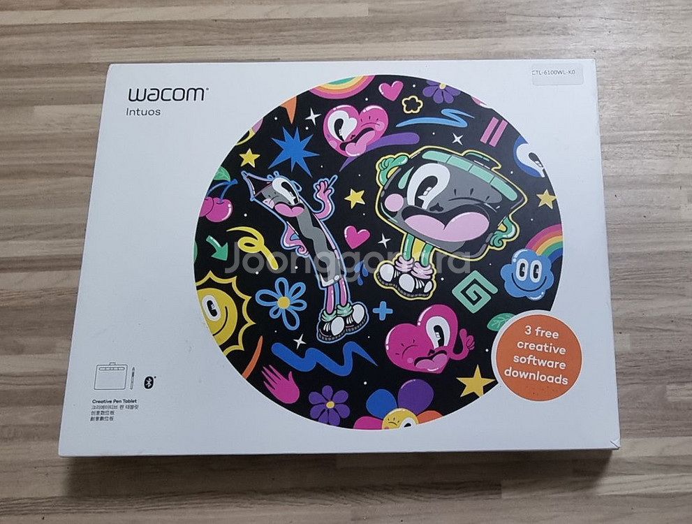 와콤 인튜어스, 블랙 CTL-6100WL/KO--0