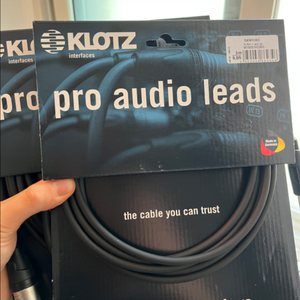 클로츠 XLR(수) to TRS 오디오 마이크 케이블