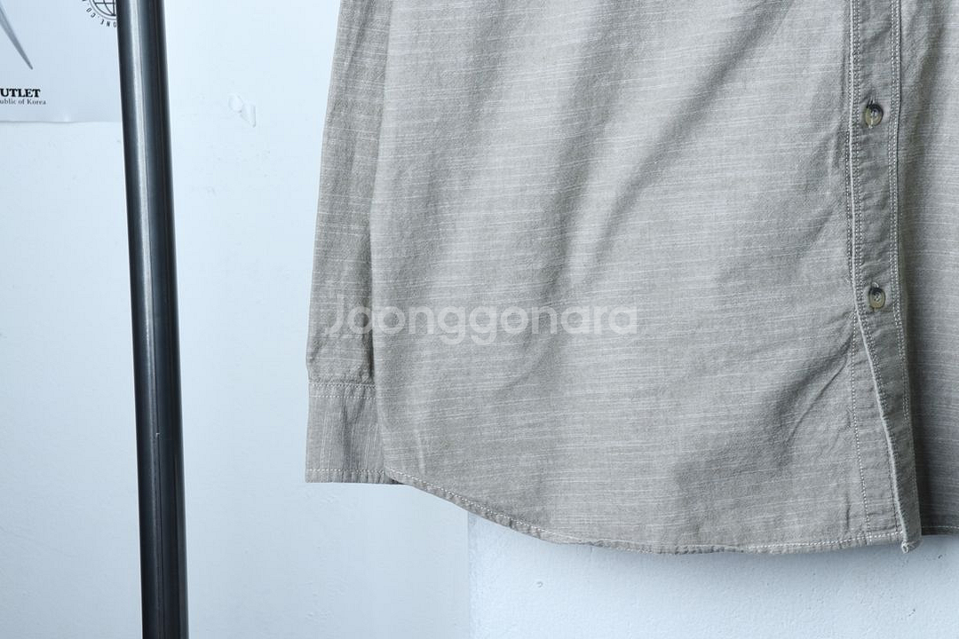 (L-XL) 칼하트 셔츠 남방 로고 카키 아메카지--3