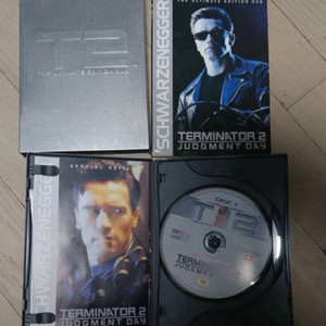 터미네이터 2 DVD ( Disc 2장 +가이드북)