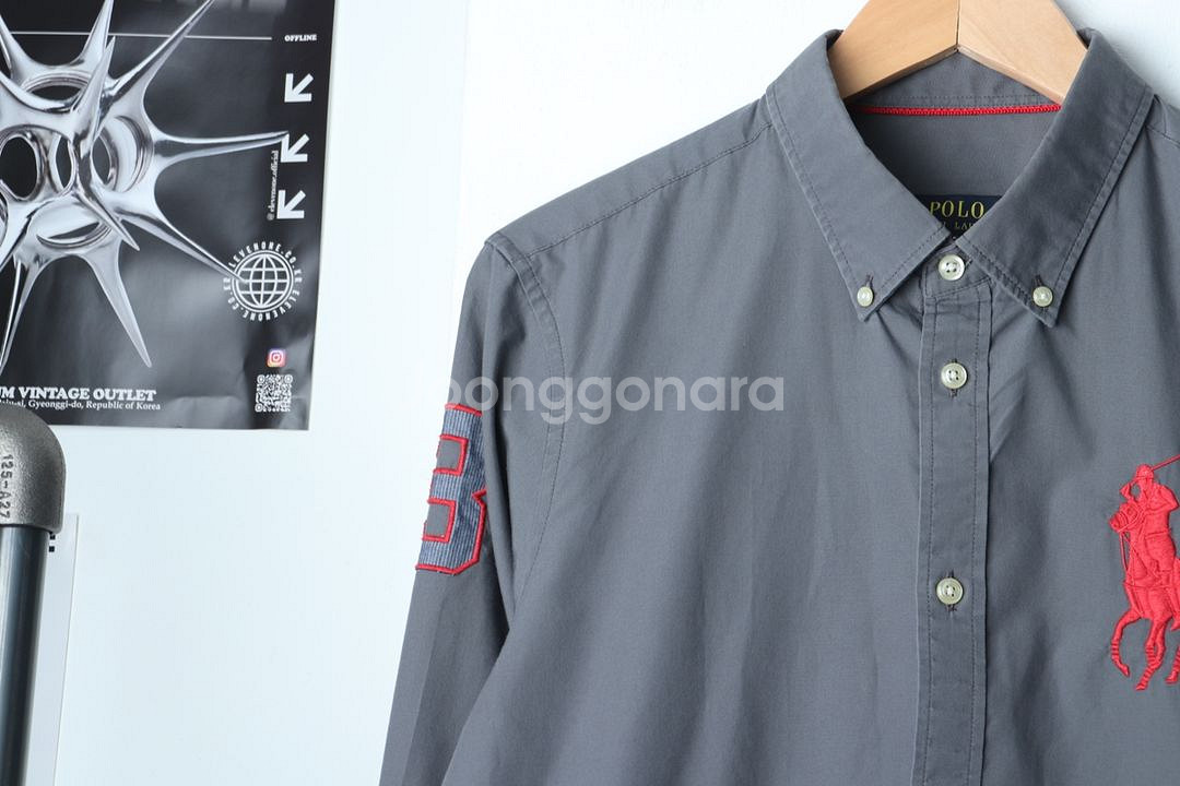 (L-XL) 폴로 랄프로렌 셔츠 남방 빅포니 한정판--2
