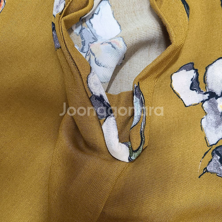 ZARA 멋스러운 동양화 프린팅 민소매탑--3