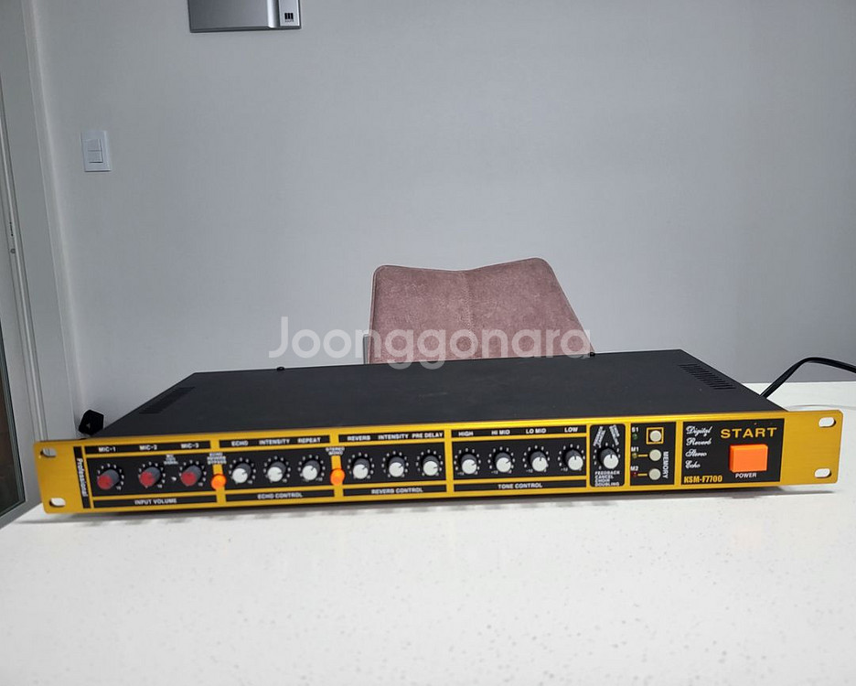 성림전자 KSM-F7700 디지털 리버브 에코--1