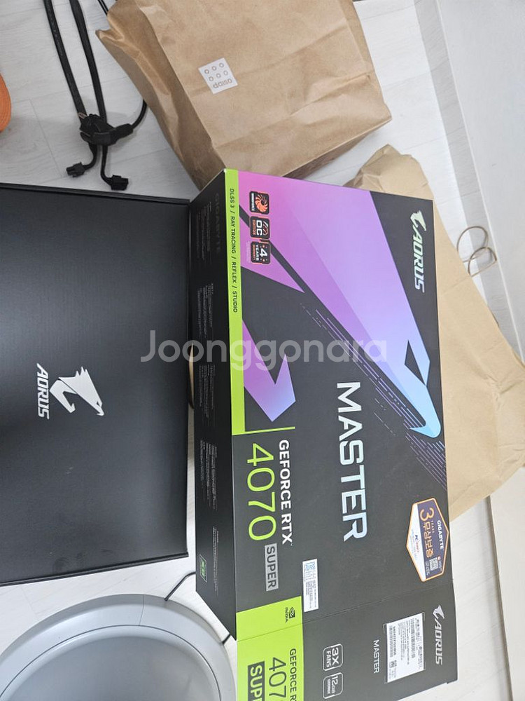 기가바이트 어로스마스터 RTX 4070 super--0