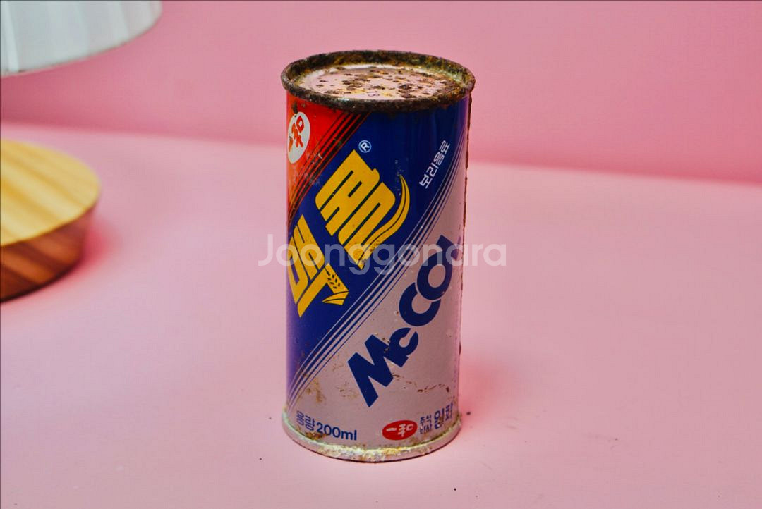 맥콜 옛날 음료수캔 옛날 레트로 수집 골동품--1