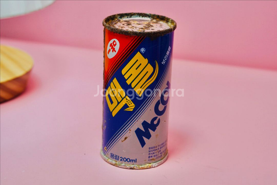맥콜 옛날 음료수캔 옛날 레트로 수집 골동품--0