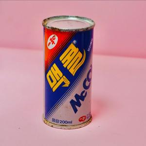 맥콜 옛날 음료수캔 옛날 레트로 수집 골동품