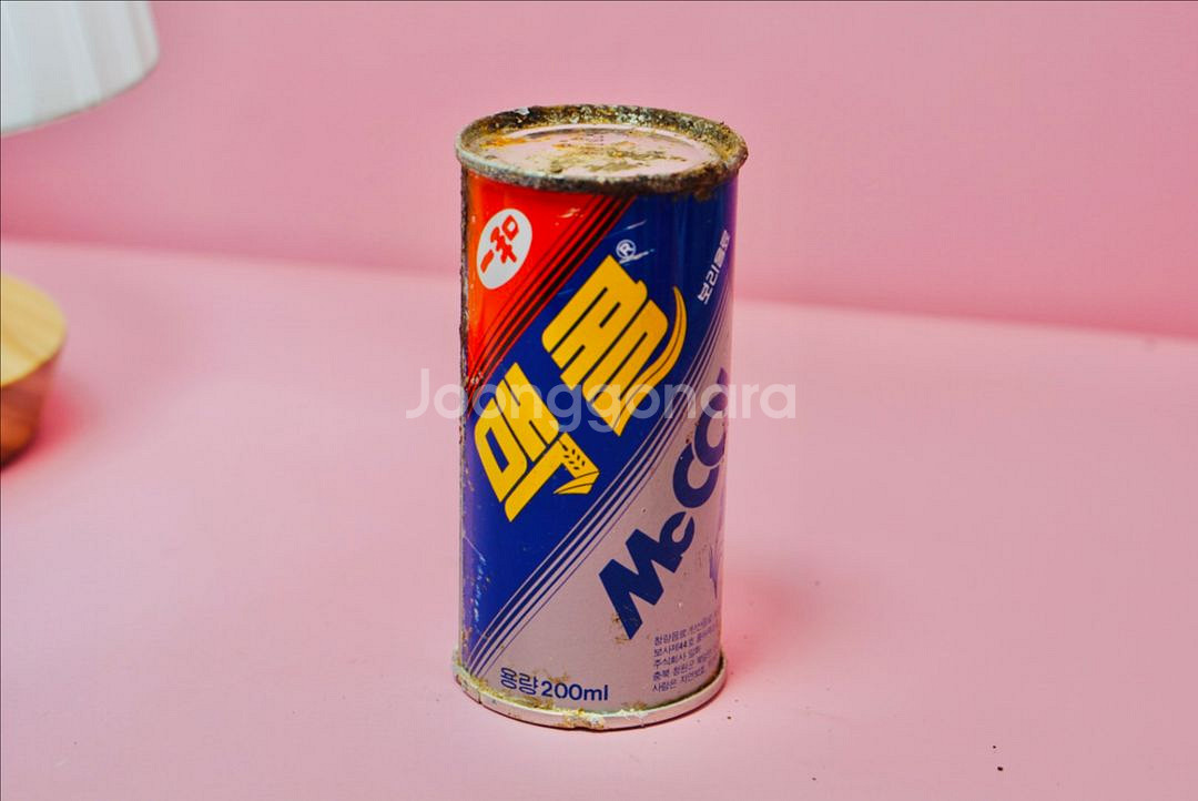 맥콜 옛날 음료수캔 옛날 레트로 수집 골동품--0