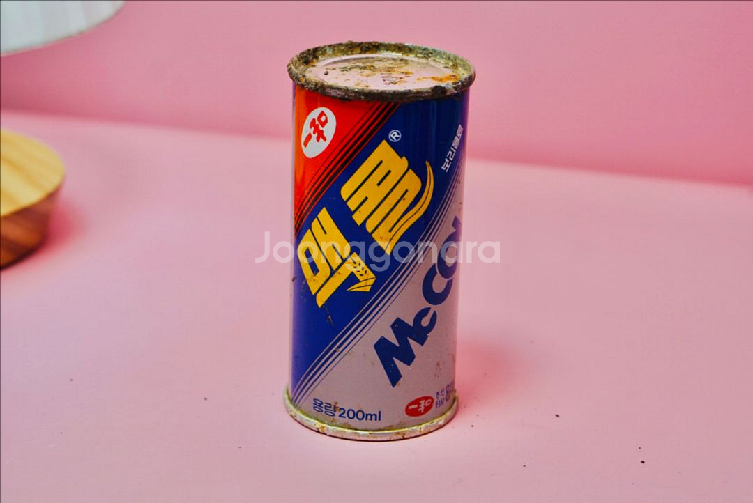 맥콜 옛날 음료수캔 옛날 레트로 수집 골동품--1
