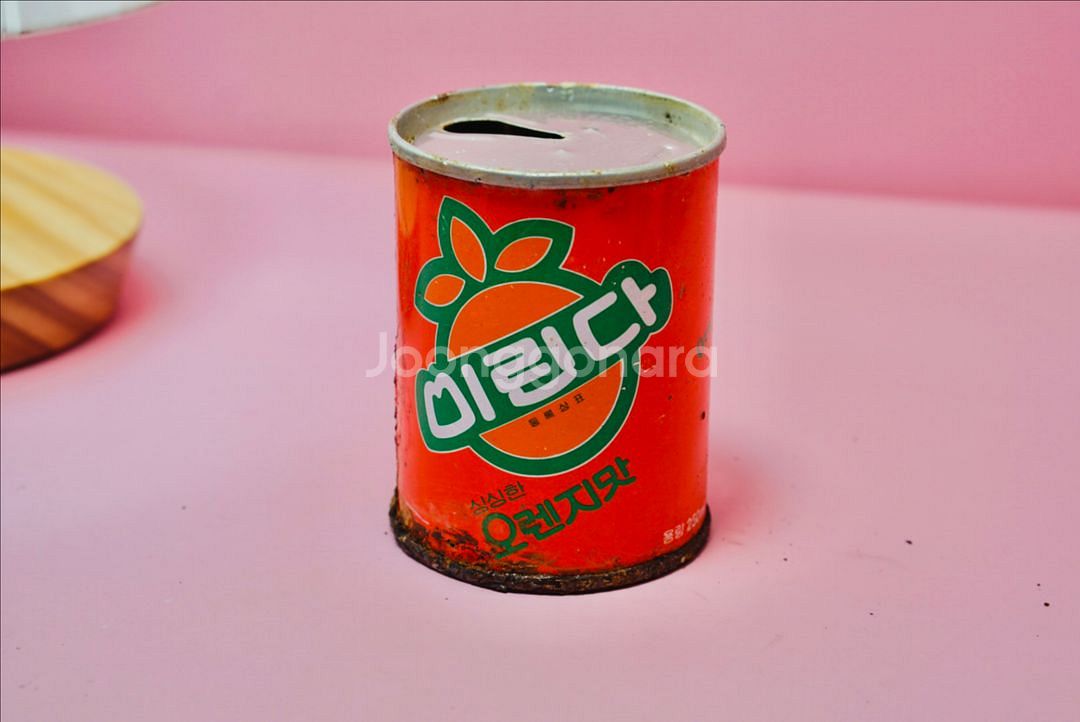 미란다 이현세 옛날 음료수캔 옛날 레트로 수집 골동품--0