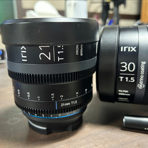 아이릭스 21mm, 30mm 시네렌즈 일괄판매합니다