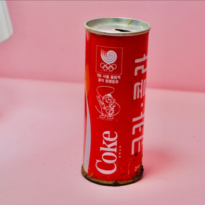 1988년 호돌이 코카콜라 옛날 음료수캔 옛날 레트