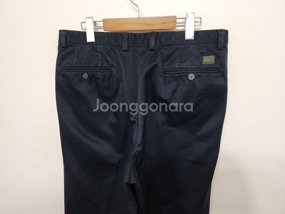 (34) 라코스테 면바지 진곤색 치노팬츠 루즈핏 캐주얼--5