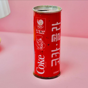 1988년 호돌이 코카콜라 옛날 음료수캔 옛날 레트