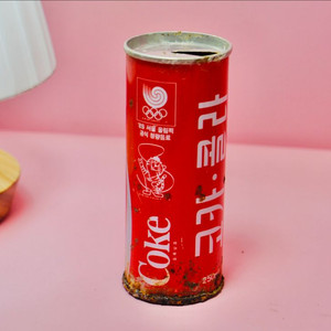 1988년 호돌이 코카콜라 옛날 음료수캔 옛날 레트