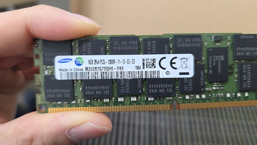 서버용 램 DDR3 16G PC3L-12800 44개--1