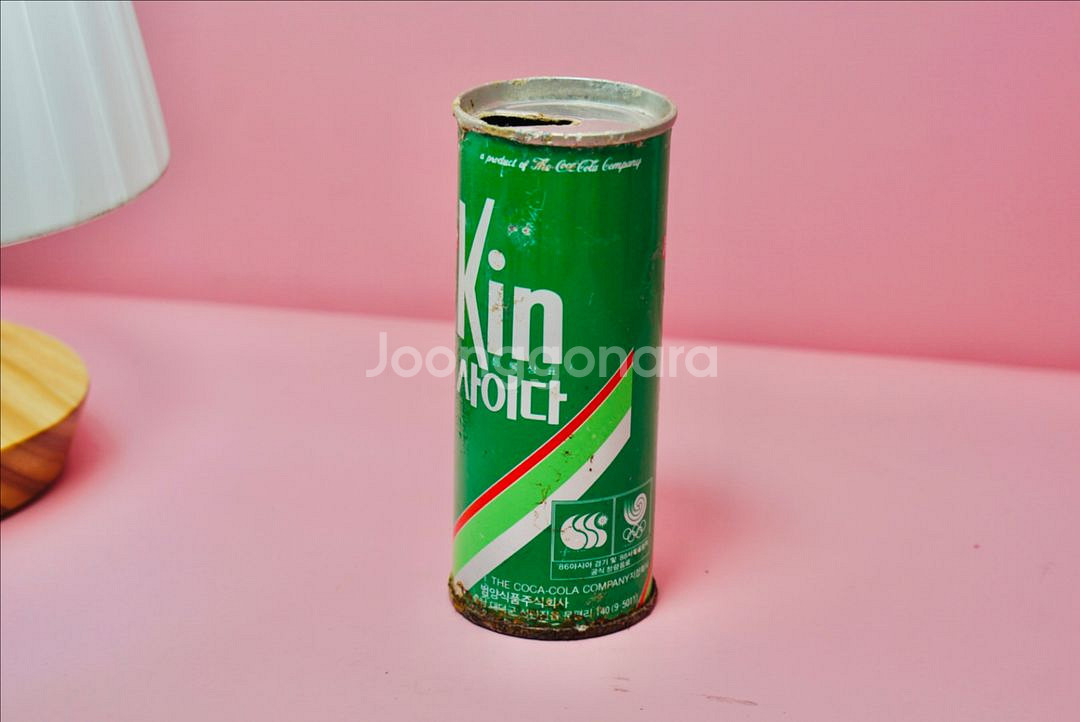 1986년 아시안게임 호돌이 옛날 음료수캔 옛날 레트--0