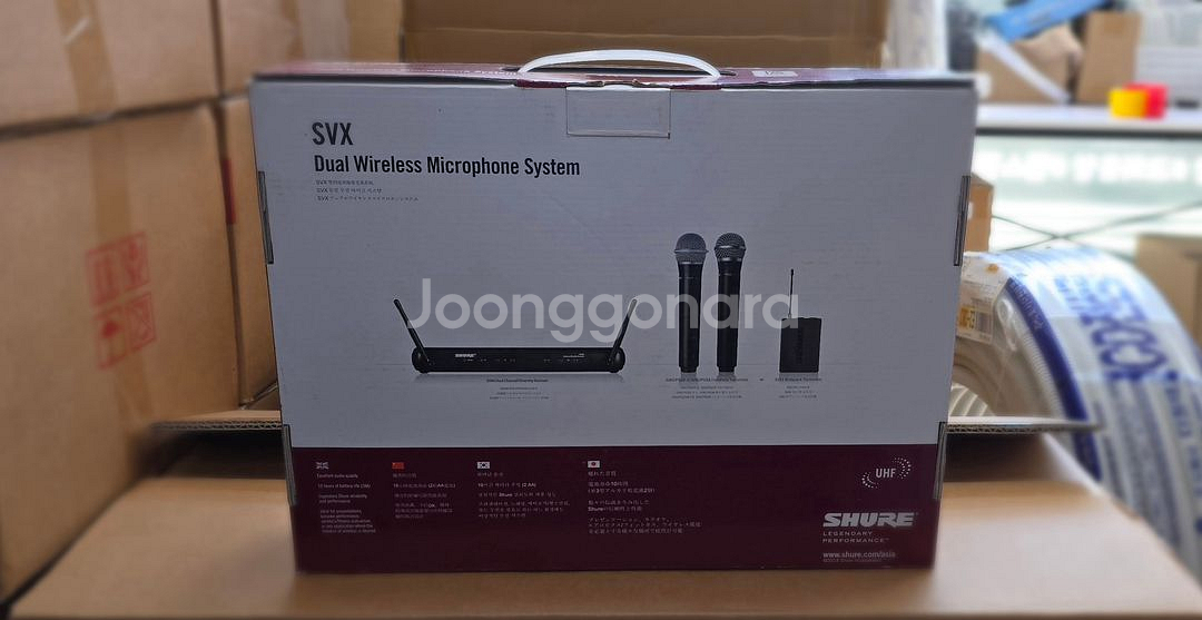 슈어 무선 핀마이크 (SVX188K/CVL-X7)--1