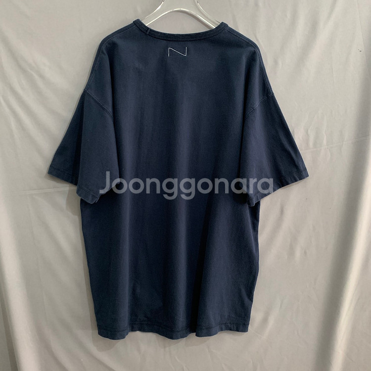 100 L 듀테로 뉴욕 프린팅 오버핏 반팔티--1