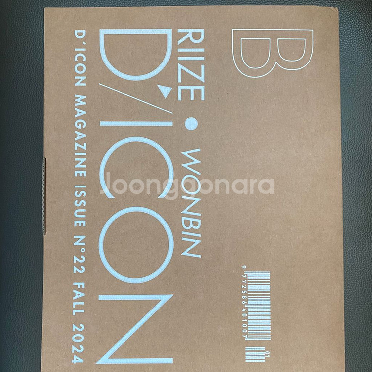 디아이콘 DICON 라이즈 원빈 B타입 잡지 판매--1