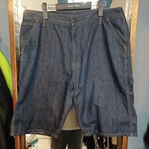 칼하트 싱글니 카펜터 데님 반바지 36