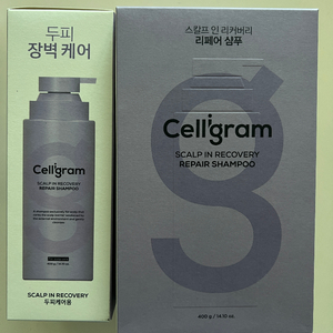 셀그램 두피 리페어 샴푸 400g 미개봉