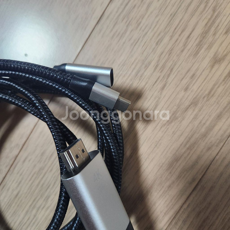 4k c타입 to HDMI 미러링 동시충전--2