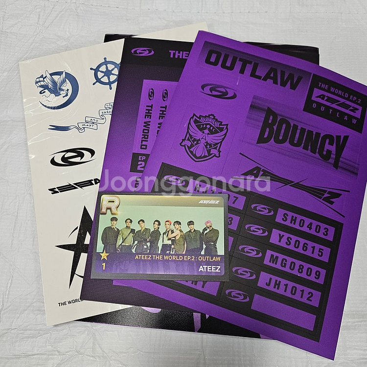 에이티즈 미니 9 더월드ㅡ아웃로우 판매합니다--3