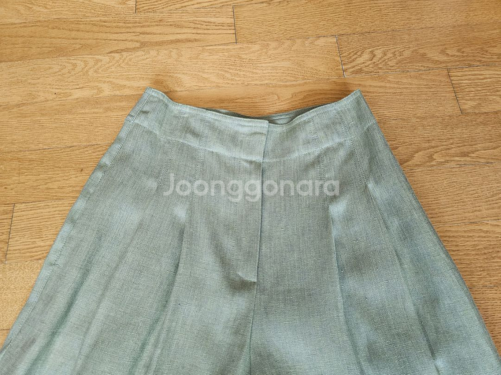 [가격인하] (새상품) 타임 린넨 와이드팬츠--2