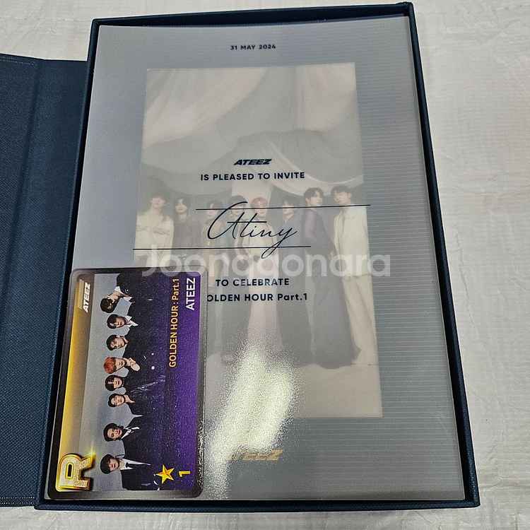 에이티즈 미니10 Golden Hour 판매합니다--1