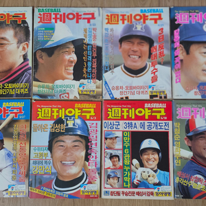 1980년대 프로야구 전문 주간야구 잡지 119권